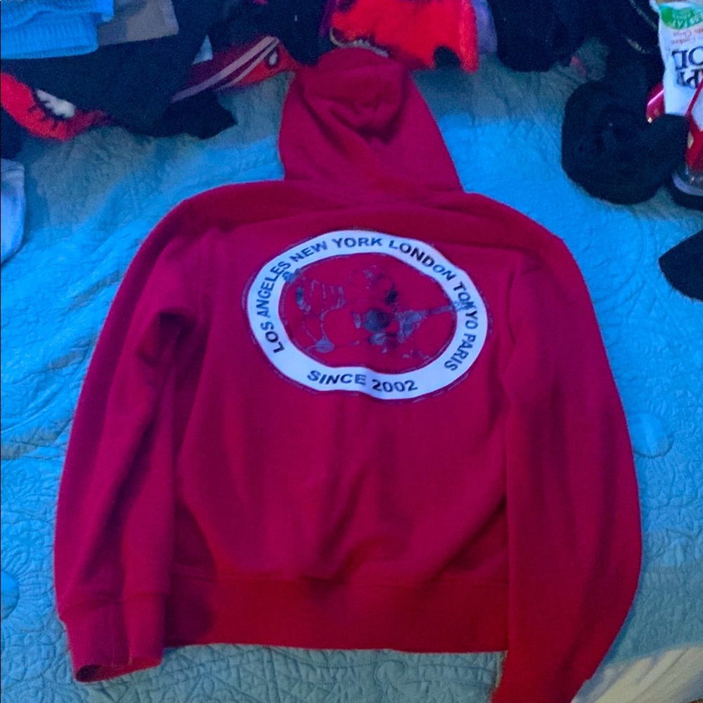 True Religion Red Hoodie